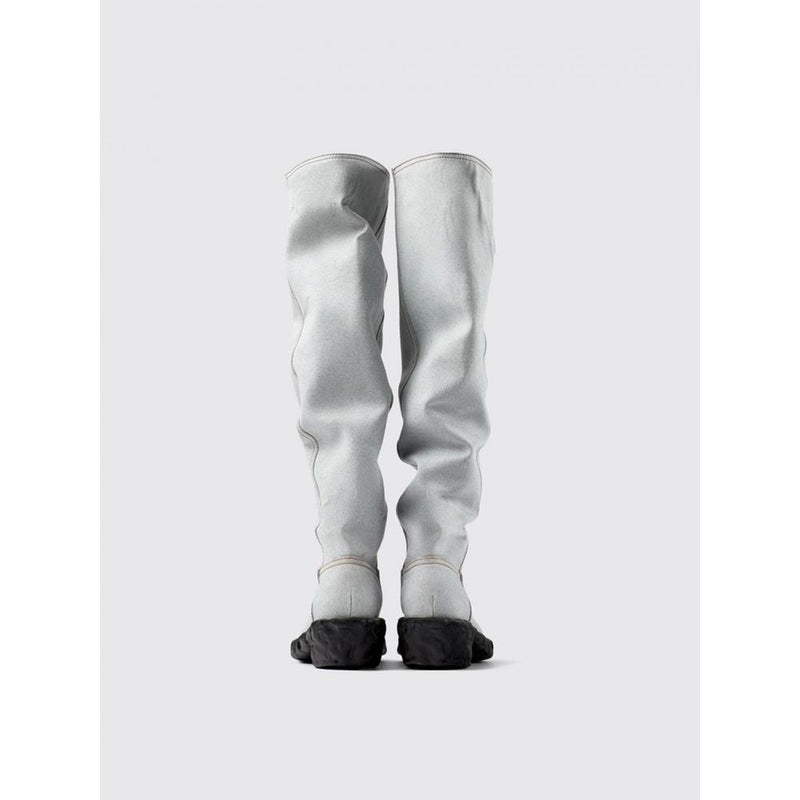 Camperlab Blue Denim and Rubber Knee High Boots for Women