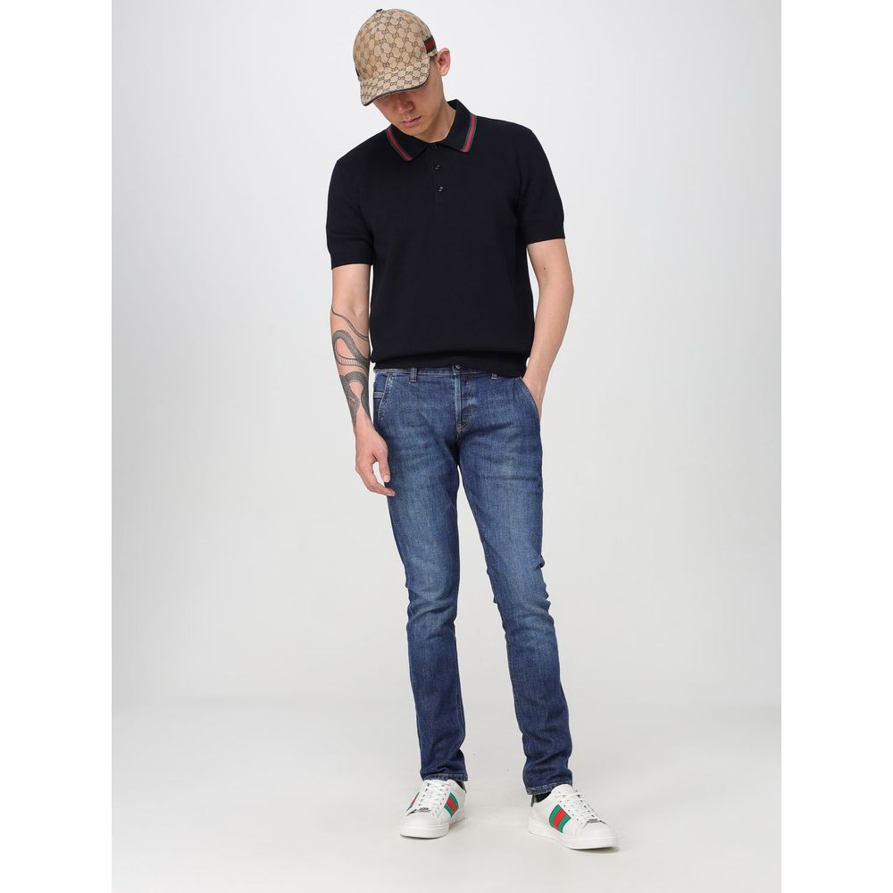 Casquette Gucci beige en coton et cuir (casquette de baseball)