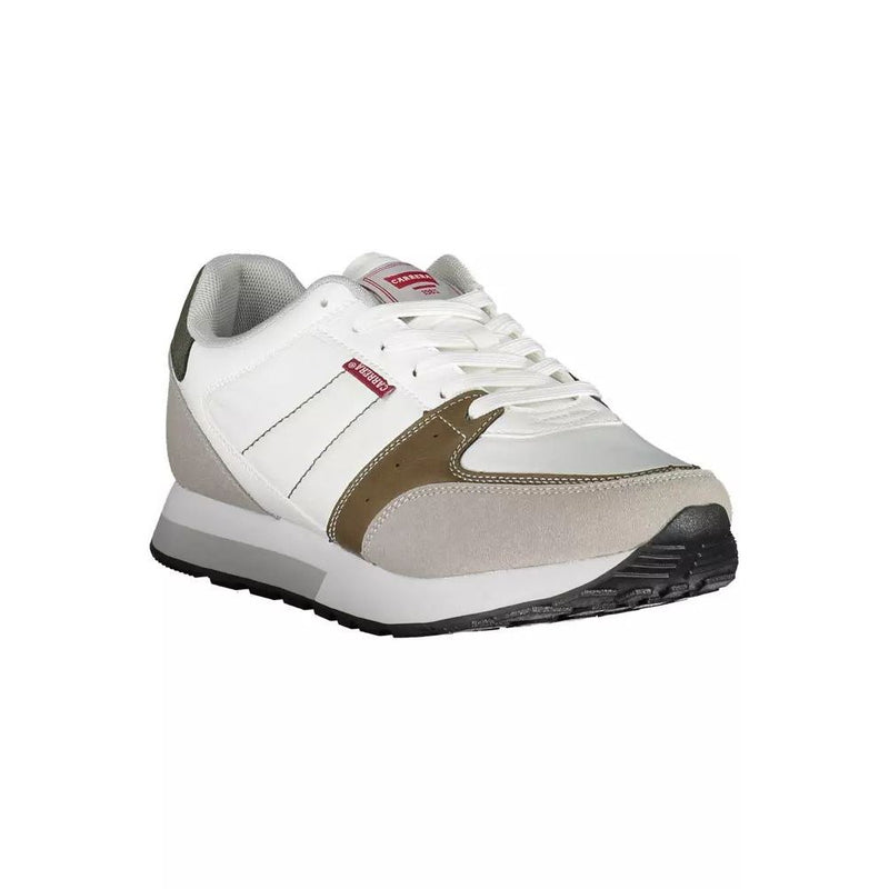 Carrera White Polyester Athletic Sneakers for Men
