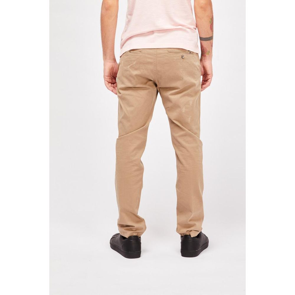 Pantalon Casual Beige en Coton Gas