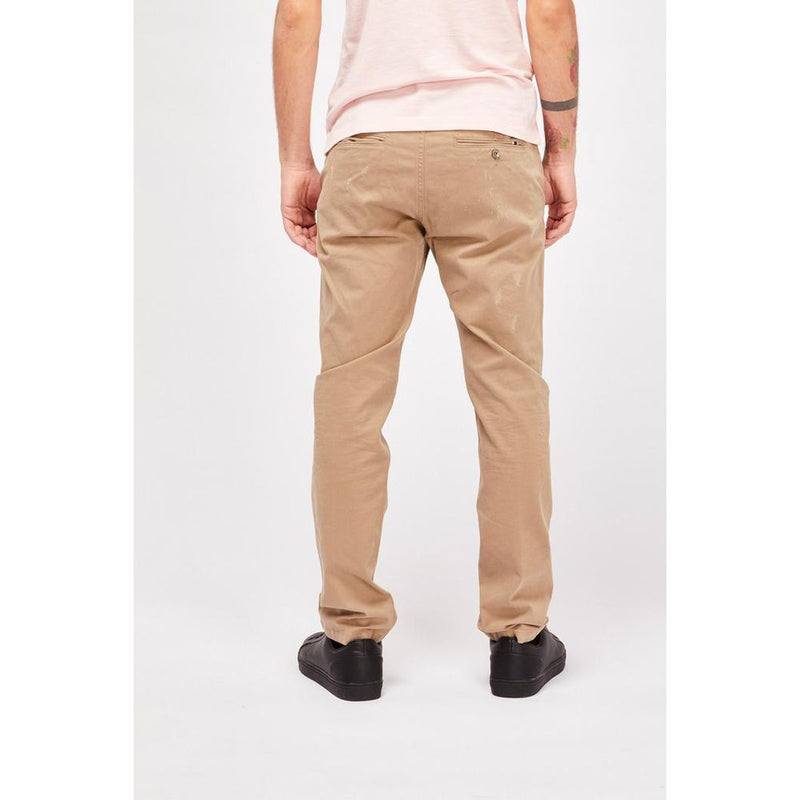Pantalon Casual Beige en Coton Gas