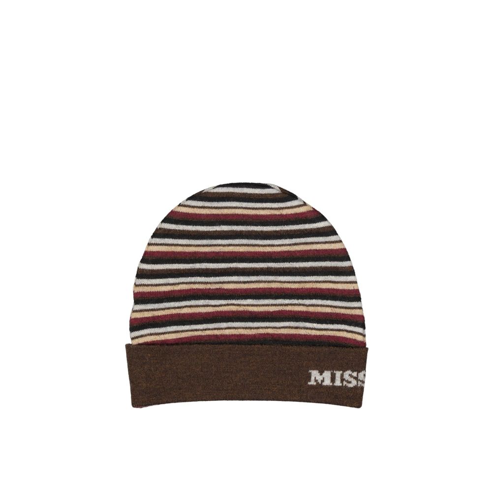 Missoni bruine wollen muts