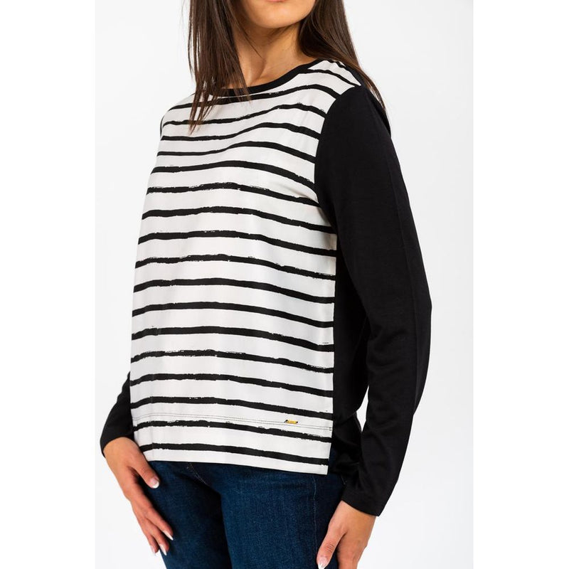 Gas Black Modal Long Sleeve T-Shirt - Comfort Meets Style