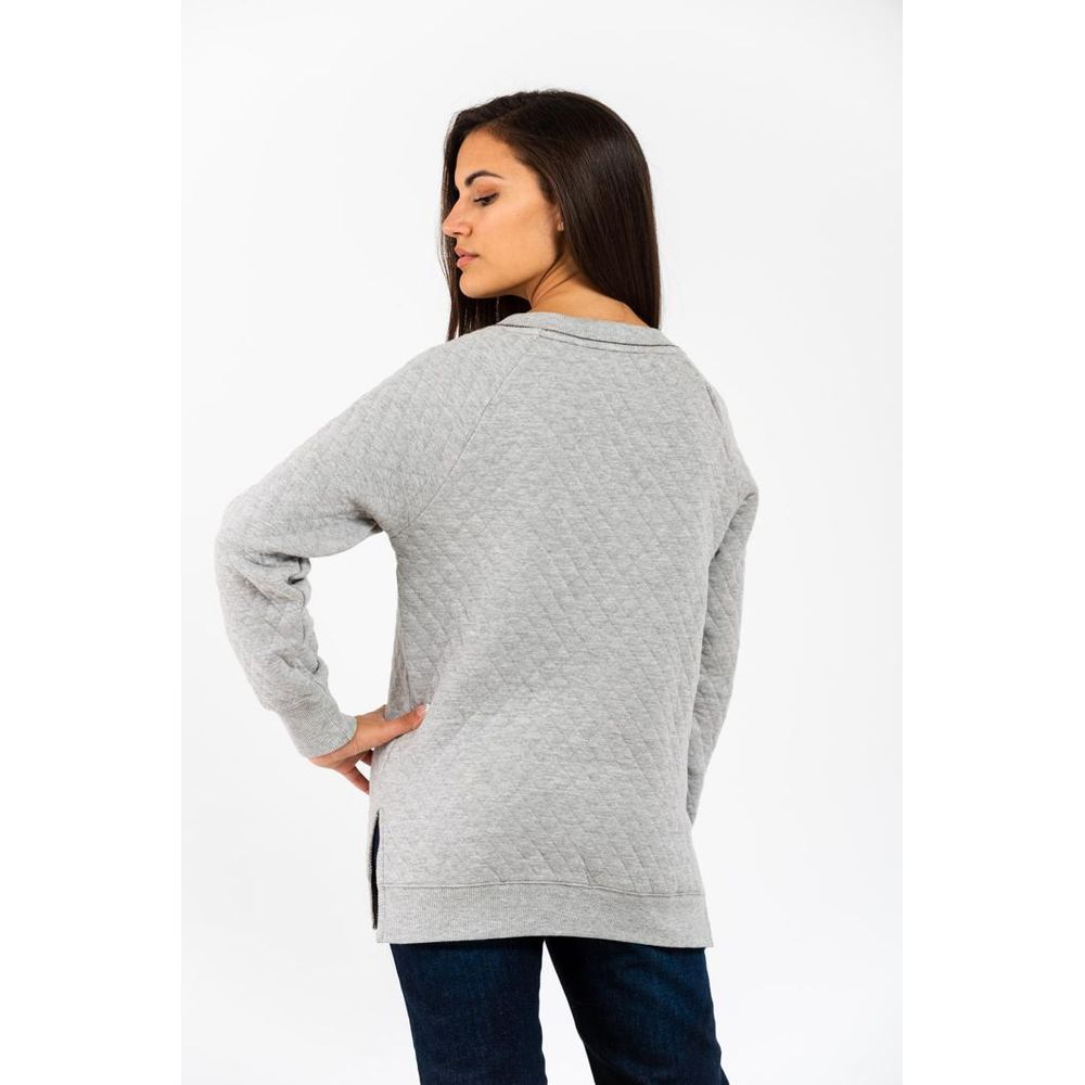 Gas Gray Cotton Sweatshirt - Urban Chic Style