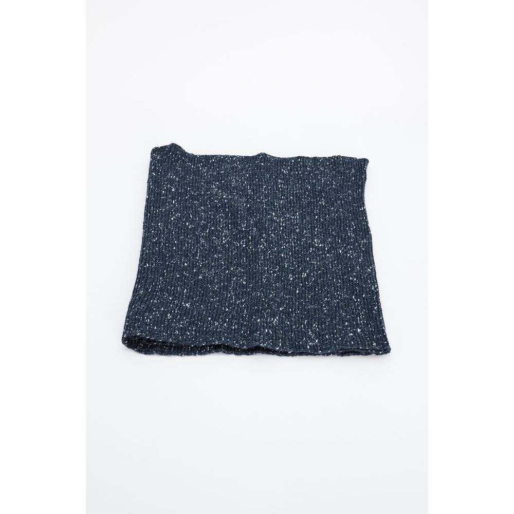 Gas Blue Marabou Scarf - Luxe Blend for Stylish Comfort