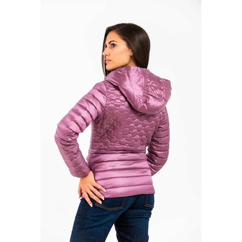 Gas Pink Polyester Parka - Chic Women's Outerwear
