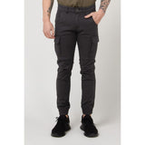 Gas Brown Cotton Cargo Pants for Men