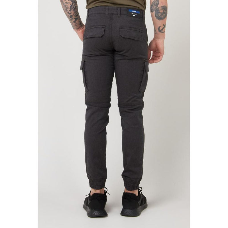 Gas Brown Cotton Cargo Pants for Men