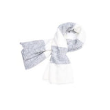 Gas White Marabou Scarf - Luxurious Warmth and Style