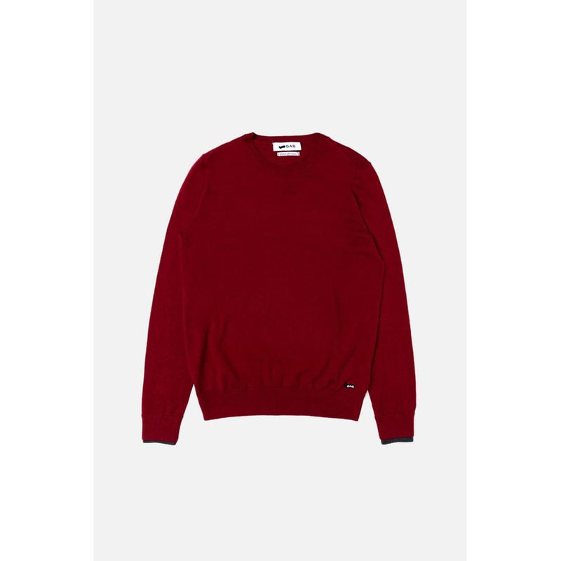 Gas Red Cashmere Sweater - Luxury Comfort for Men