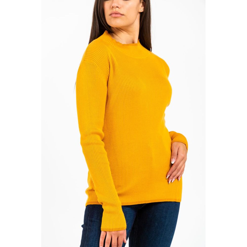 Gas Yellow Wool Sweatshirt - Women's XL