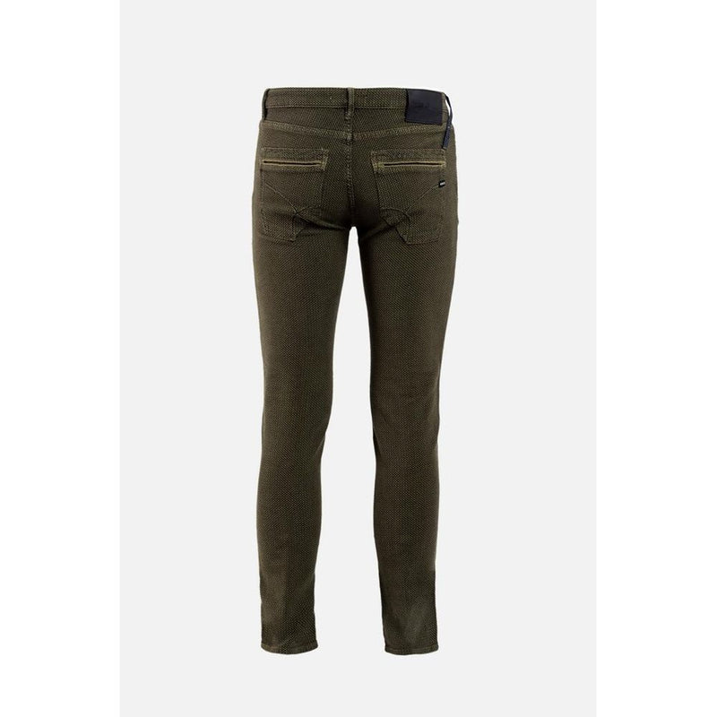 Gas Elmwood Brown Cotton Casual Pants for Men