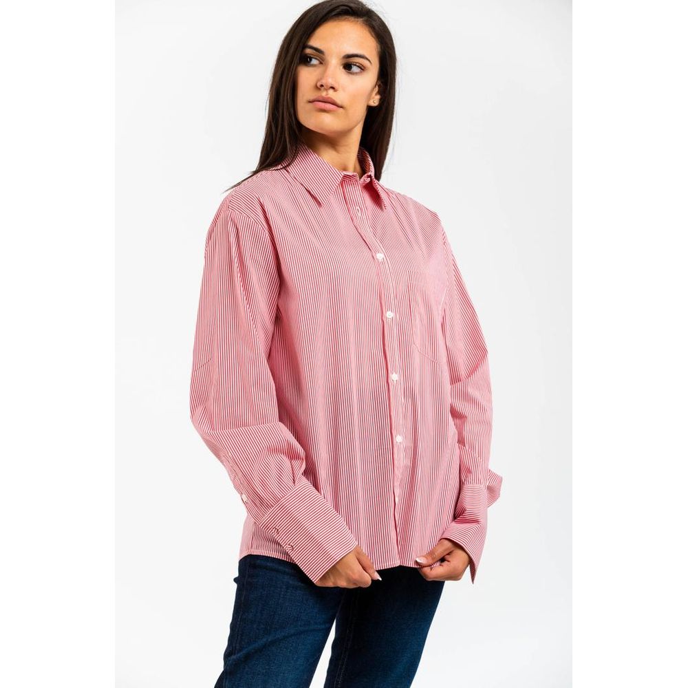 Gas Red Cotton Shirt - Stylish and Comfortable Women's Wear