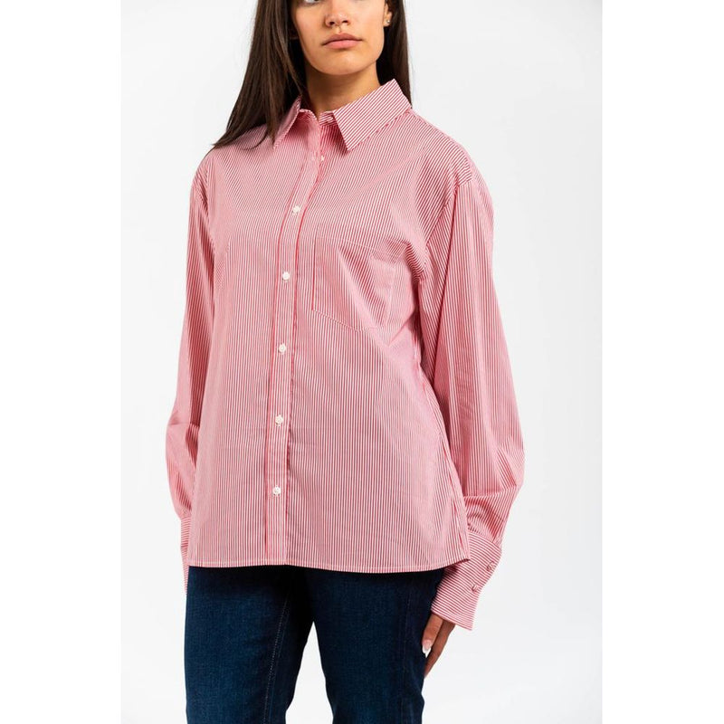 Gas Red Cotton Shirt - Stylish and Comfortable Women's Wear