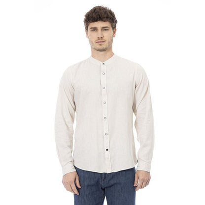 Baldinini Trend Wit Rayon T-shirt met lange mouwen