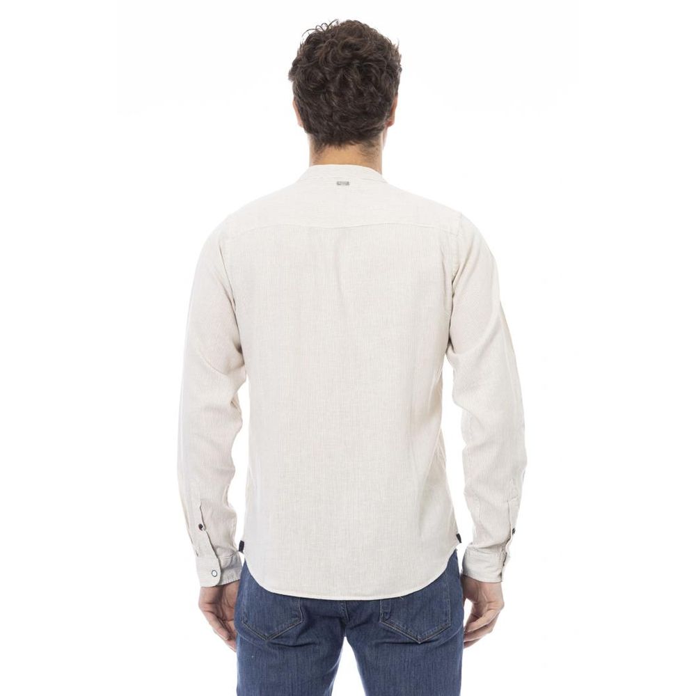 Baldinini Trend Wit Rayon T-shirt met lange mouwen