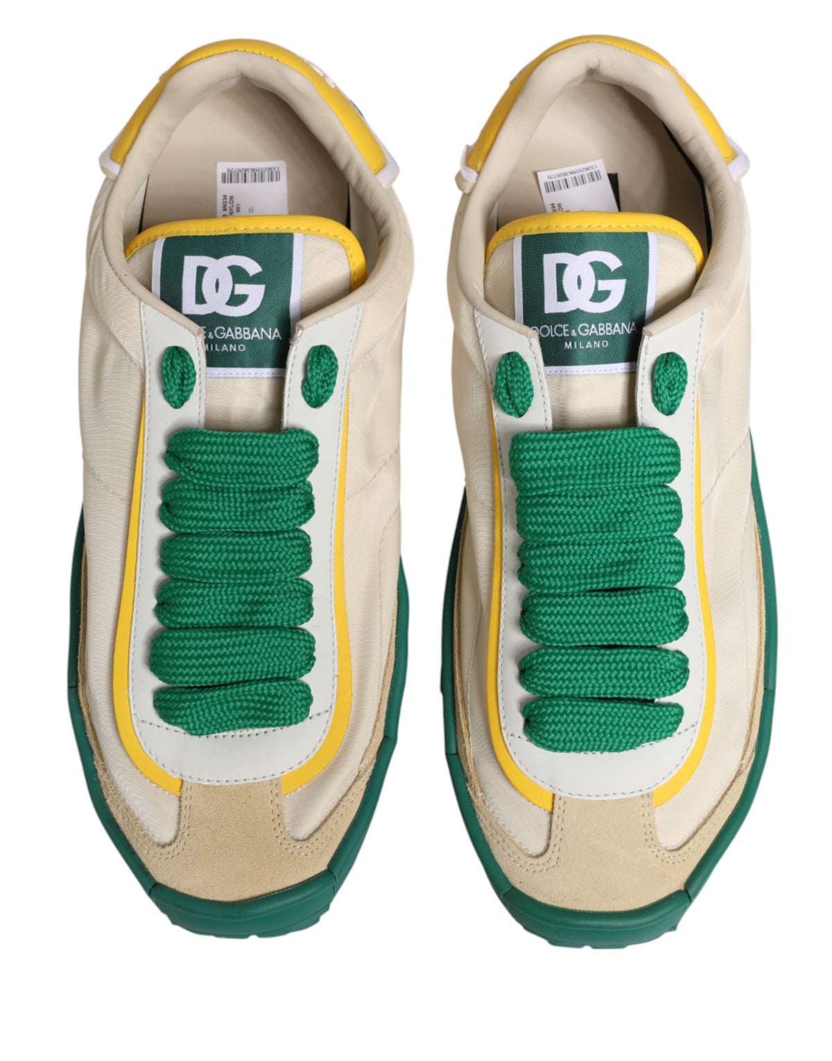 Chaussures Baskets Dolce & Gabbana Old Runner Lacets Multicolore
