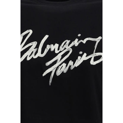 T-shirt Balmain en coton noir