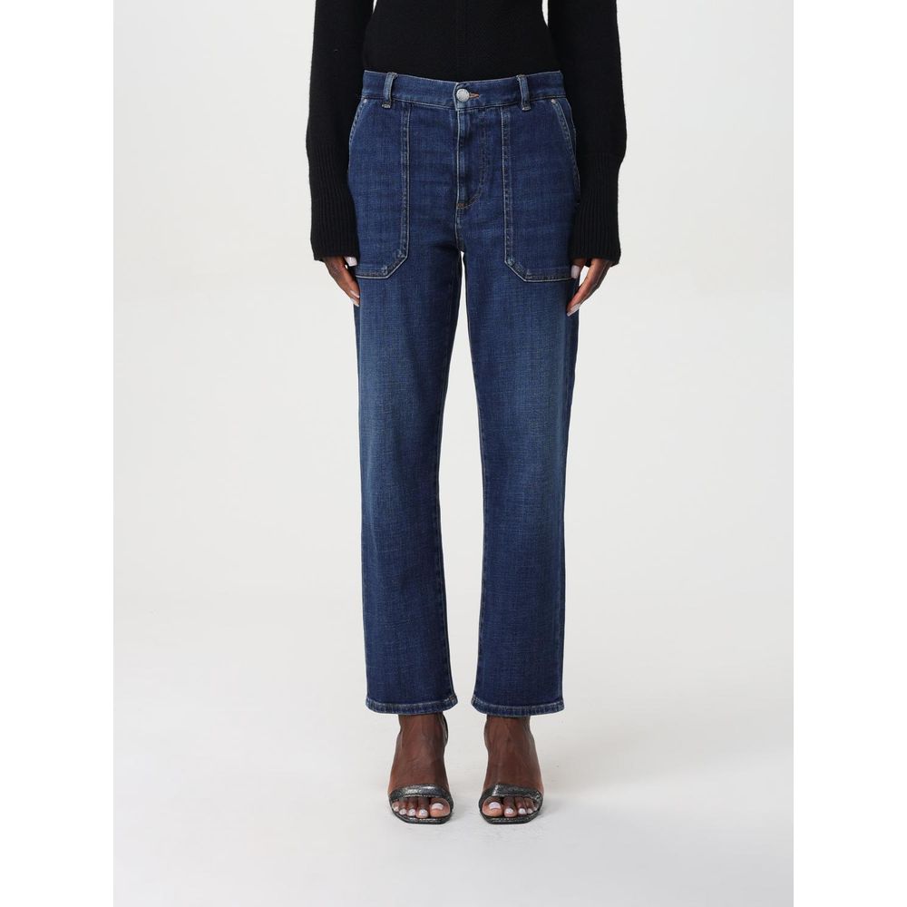 PINKO Blue Denim Straight-Leg Jeans for Women - Stylish & Comfortable