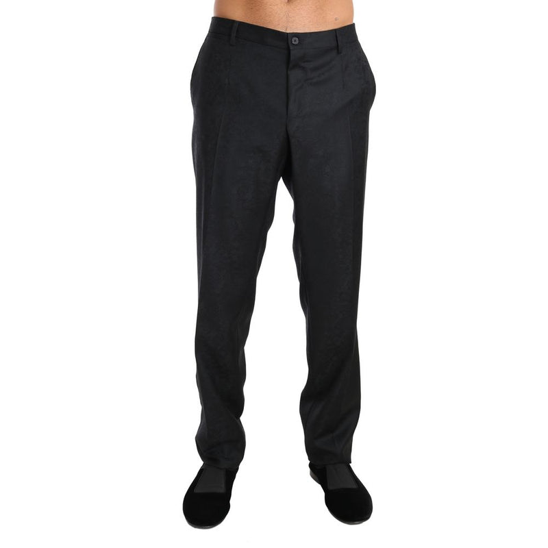 Dolce &amp; Gabbana grijze katoenen pantalon