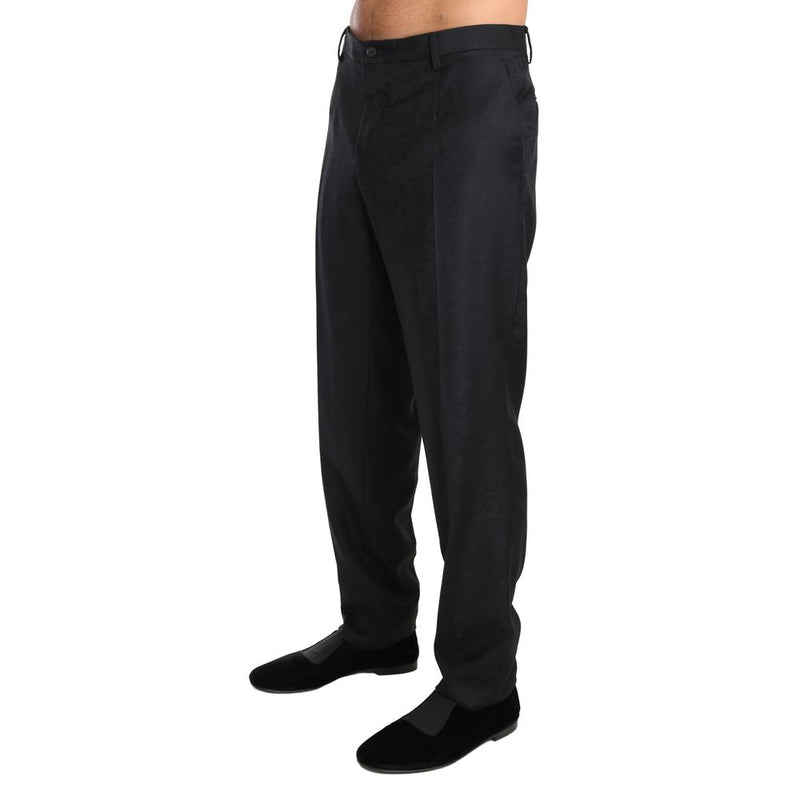 Dolce &amp; Gabbana grijze katoenen pantalon
