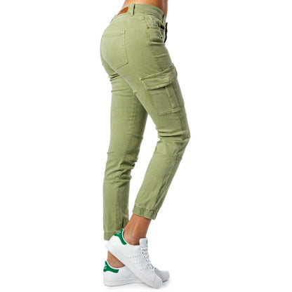 Only Bicolor Cotton Cargo Pants