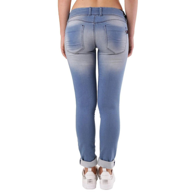 Met Blue Cotton Skinny Jeans for Women - Flattering Fit