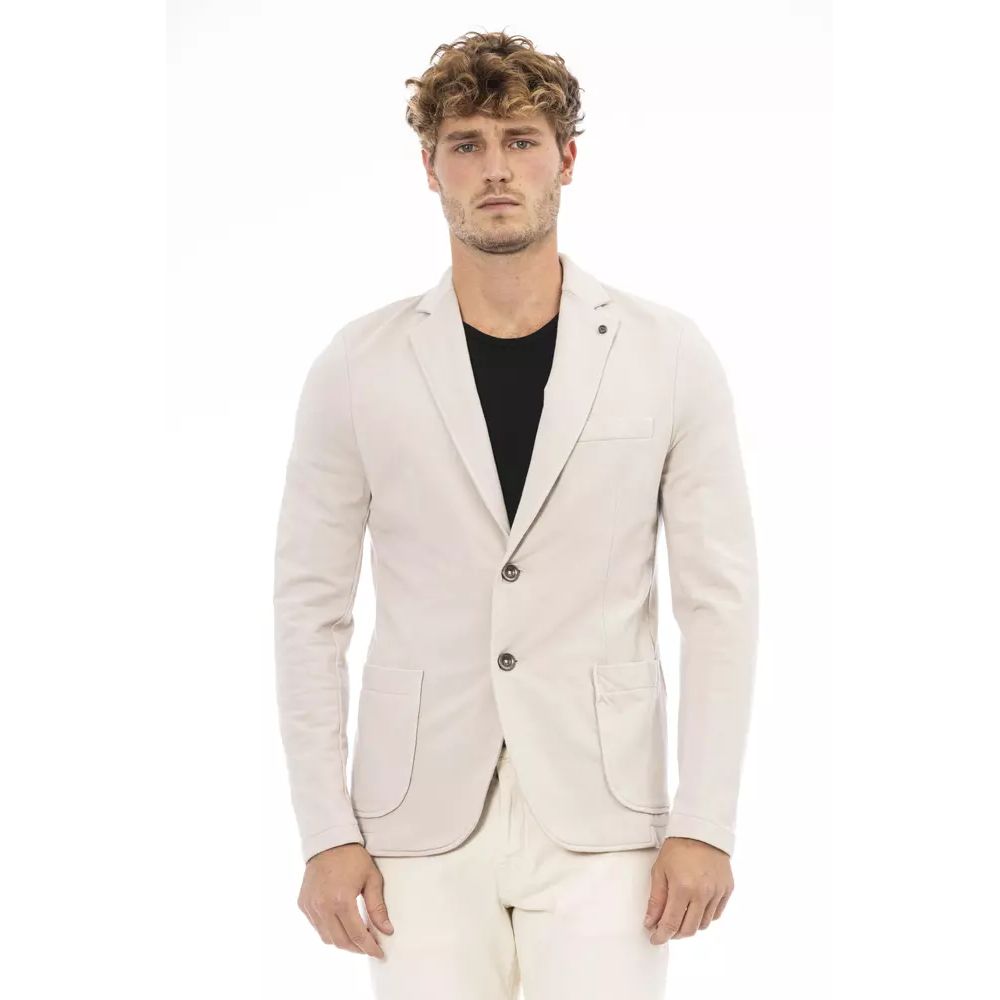 Distretto12 Beige Cotton Blazer for Men