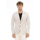 Distretto12 Beige Cotton Blazer for Men