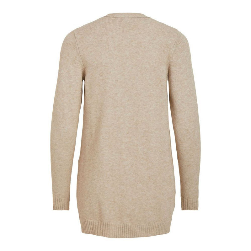 Vila Clothes Beige Viscose Cardigan for Women