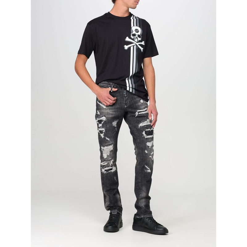 Philipp Plein grijze slim fit denim jeans