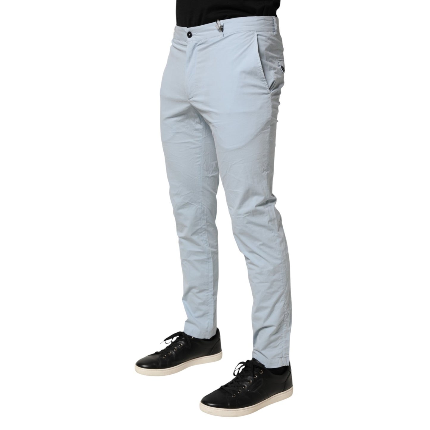 Daniele Alessandrini Lichtblauwe Skinny Nette Broek