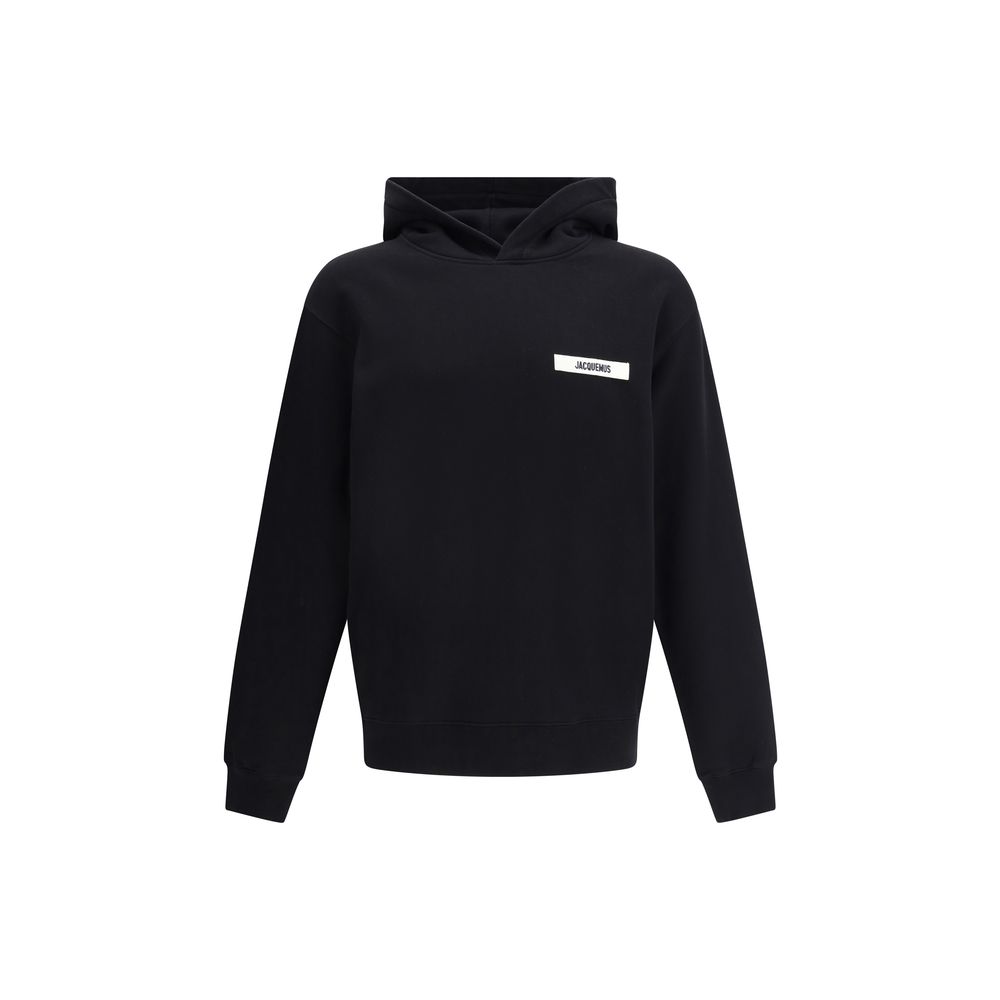 Sweat-shirt en coton noir Jacquemus
