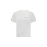 T-Shirt en Coton Blanc Jacquemus pour Femmes