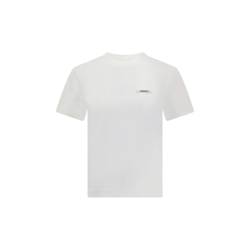 Jacquemus White Cotton T-Shirt for Women - Slim Fit & Versatile