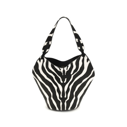 Sac bandoulière Khaite Bos Taurus en cuir de veau multicolore