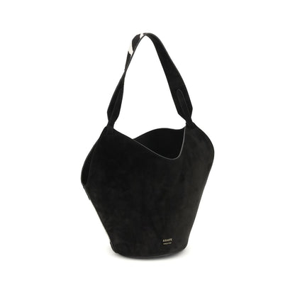 Sac bandoulière Khaite Bos Taurus en cuir de veau multicolore