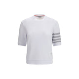 Thom Browne White Cotton Sportswear T-Shirt for Women - IT42 | L