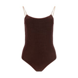 Oséree Lumière Maillot Maillot de Bain Une Pièce Chocolat