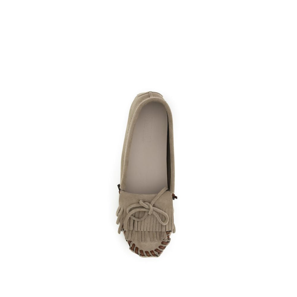 Mocassins Indiana en Cuir de Veau Gris Paris Texas