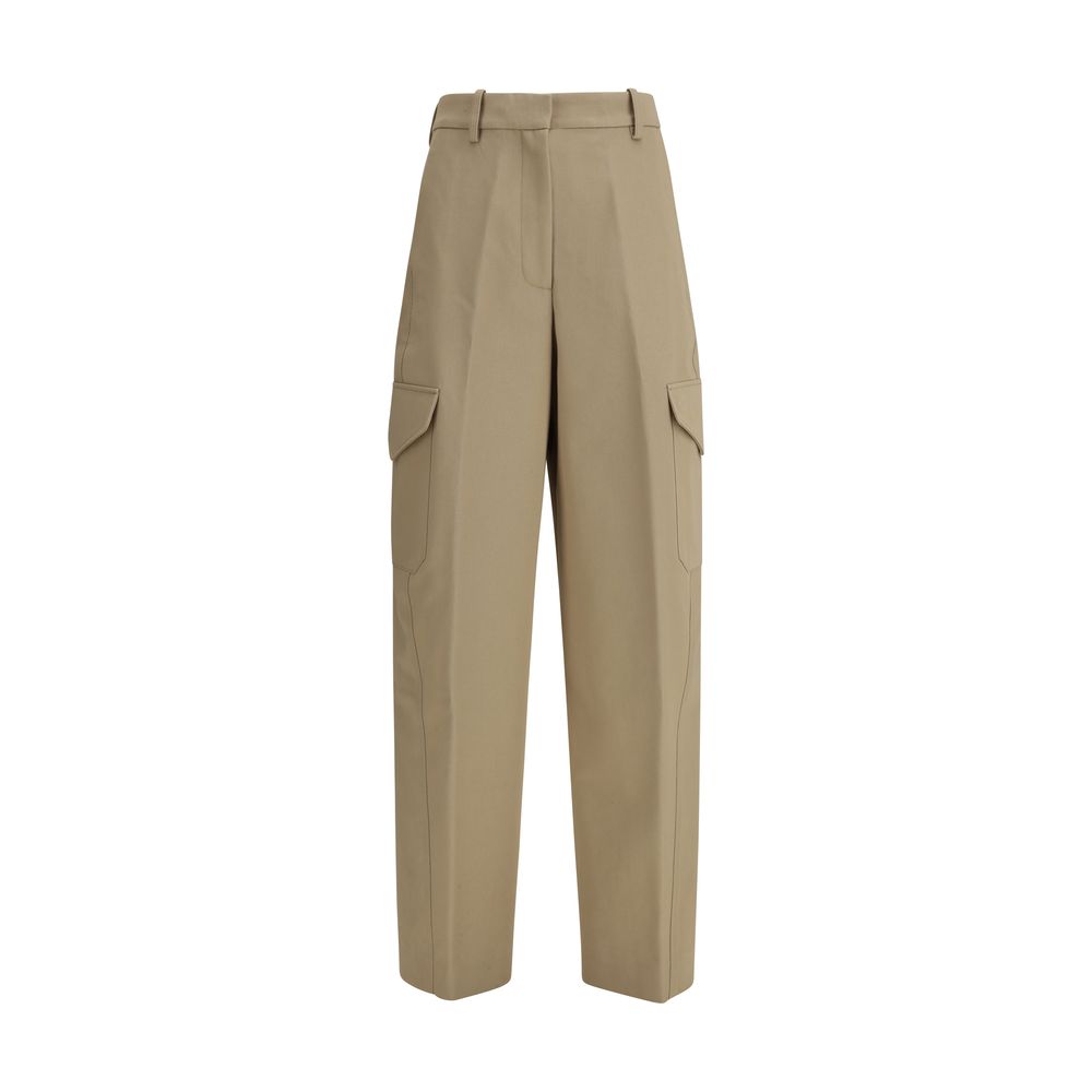 Givenchy Beige Cotton Cargo Pants - Élégance Urbaine Contemporaine