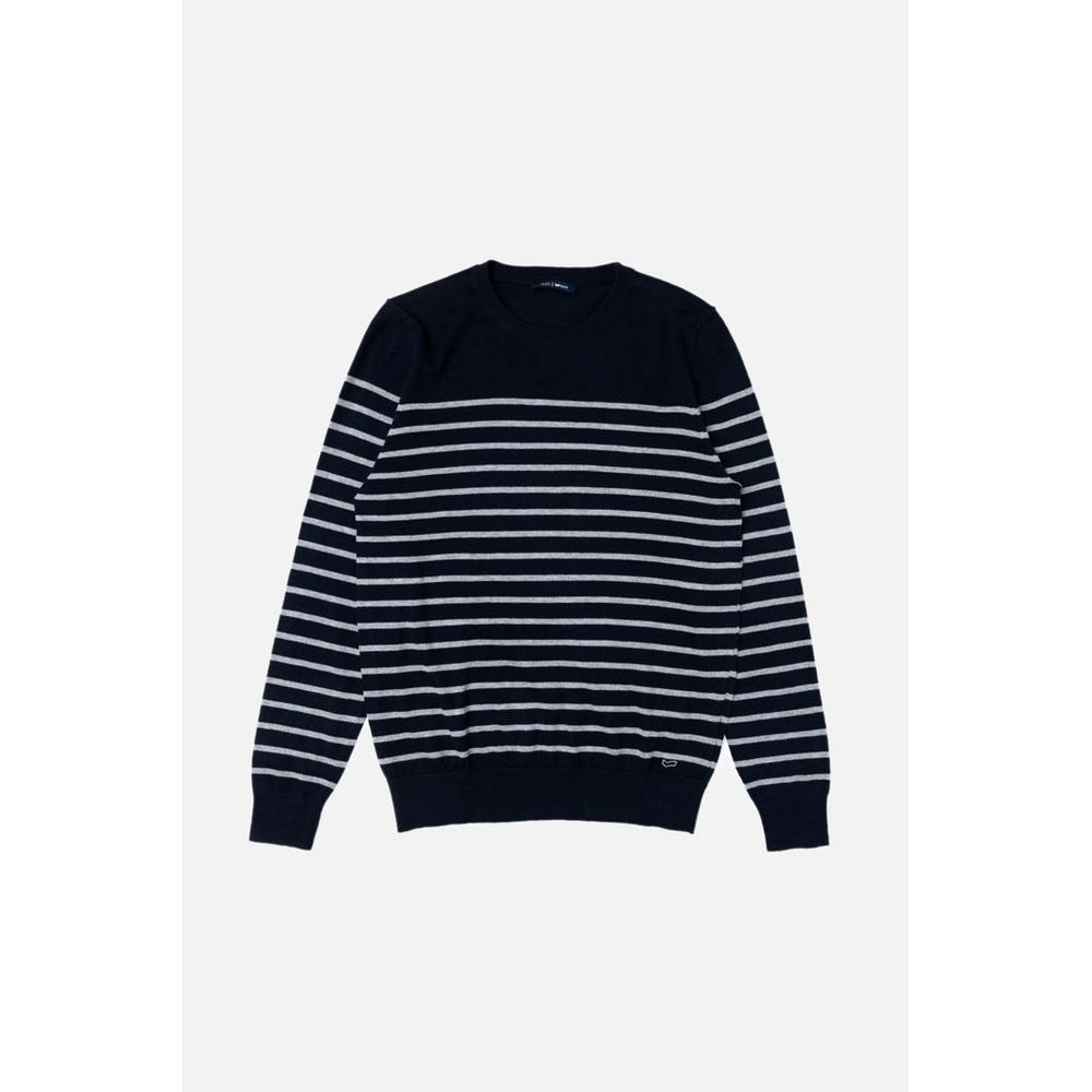 Gas Blue Cashmere Sweater - Luxurious Comfort for Men
