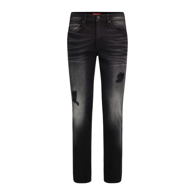 Guess Negroni Black Cotton Jeans for Men