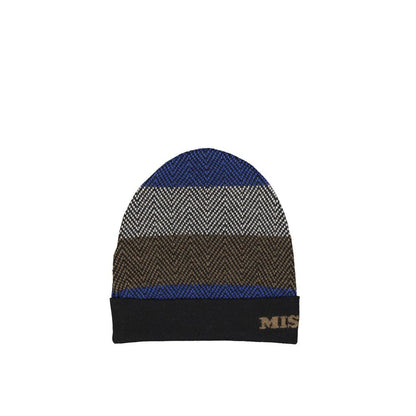 Missoni blauwe wollen muts