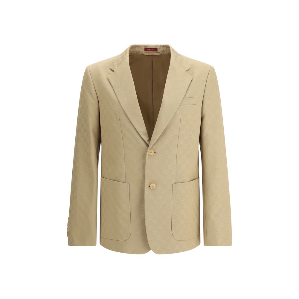 Blazer Gucci en coton beige