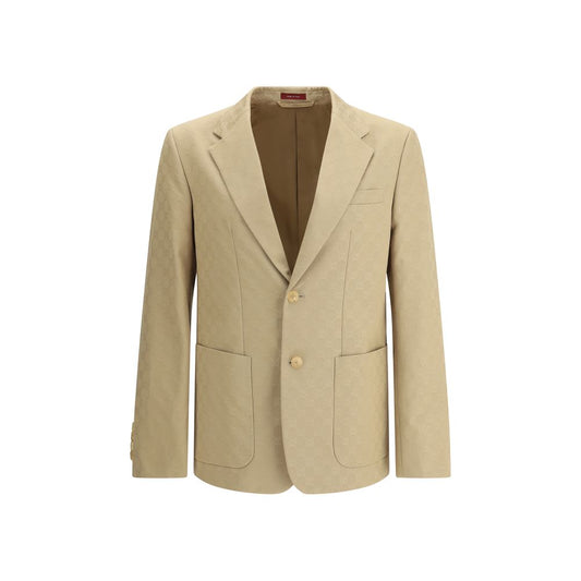 Blazer Gucci en coton beige