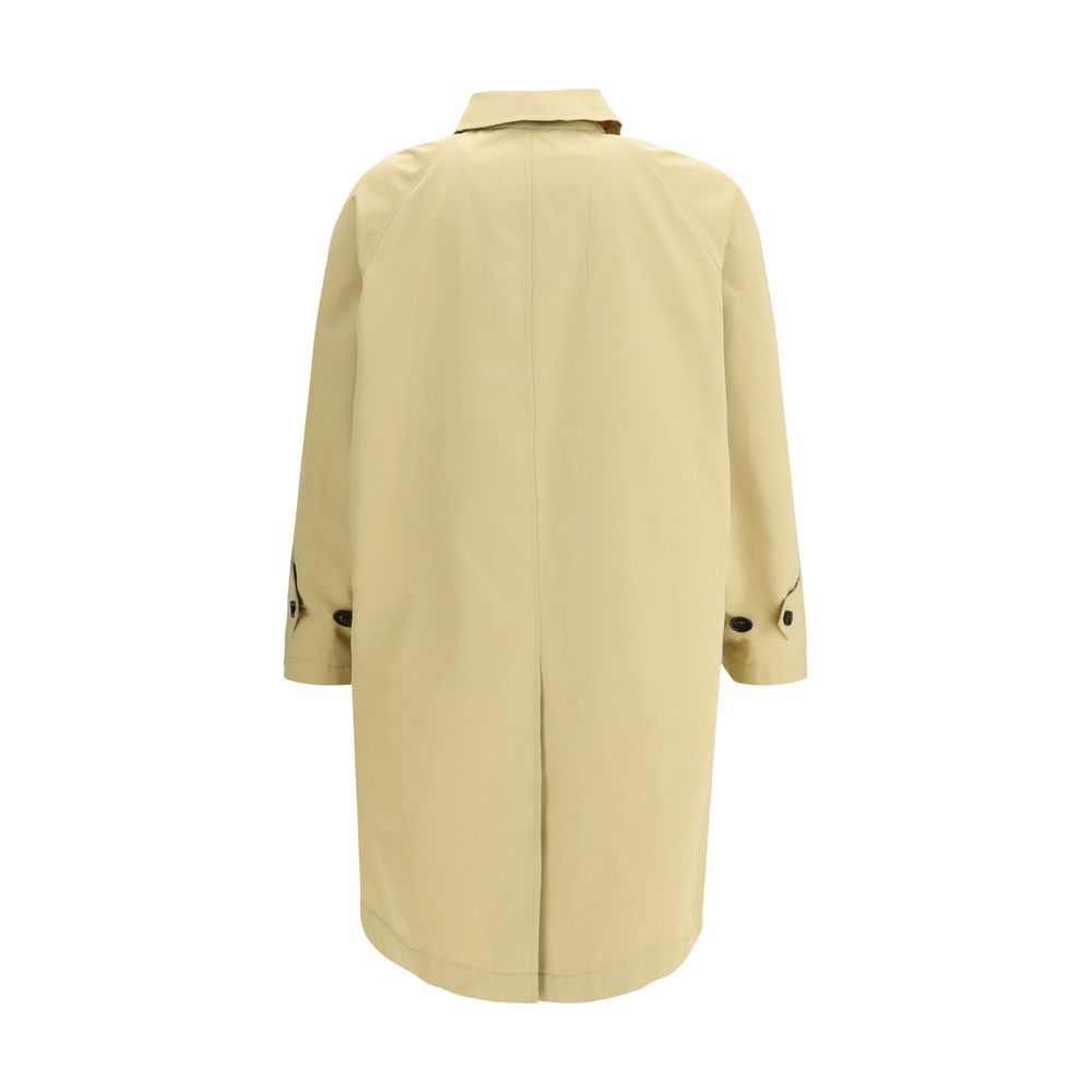 Trench-coat en coton beige Burberry