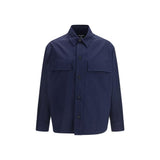 Veste Balmain bleue en coton