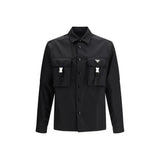 Vestes et manteaux Prada noirs en polyamide recyclé