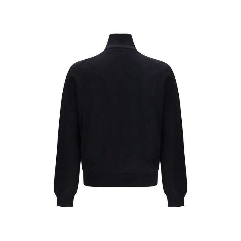 Veste longue Prada en laine polaire noire